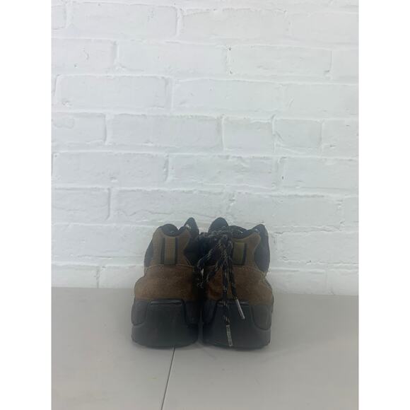 Lands' End Boots Men's Hiking Ankle Booties Round Toe Suede Brown Size 8 - Picture 3 of 7